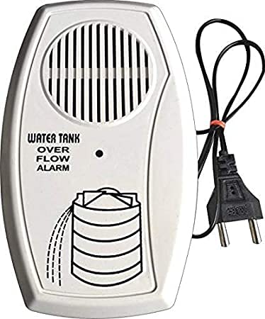 Realon Veetex Water Sensitive Overflow AlarmPlastic Water Over Flow Tank Alarm with Voice  - Image 1