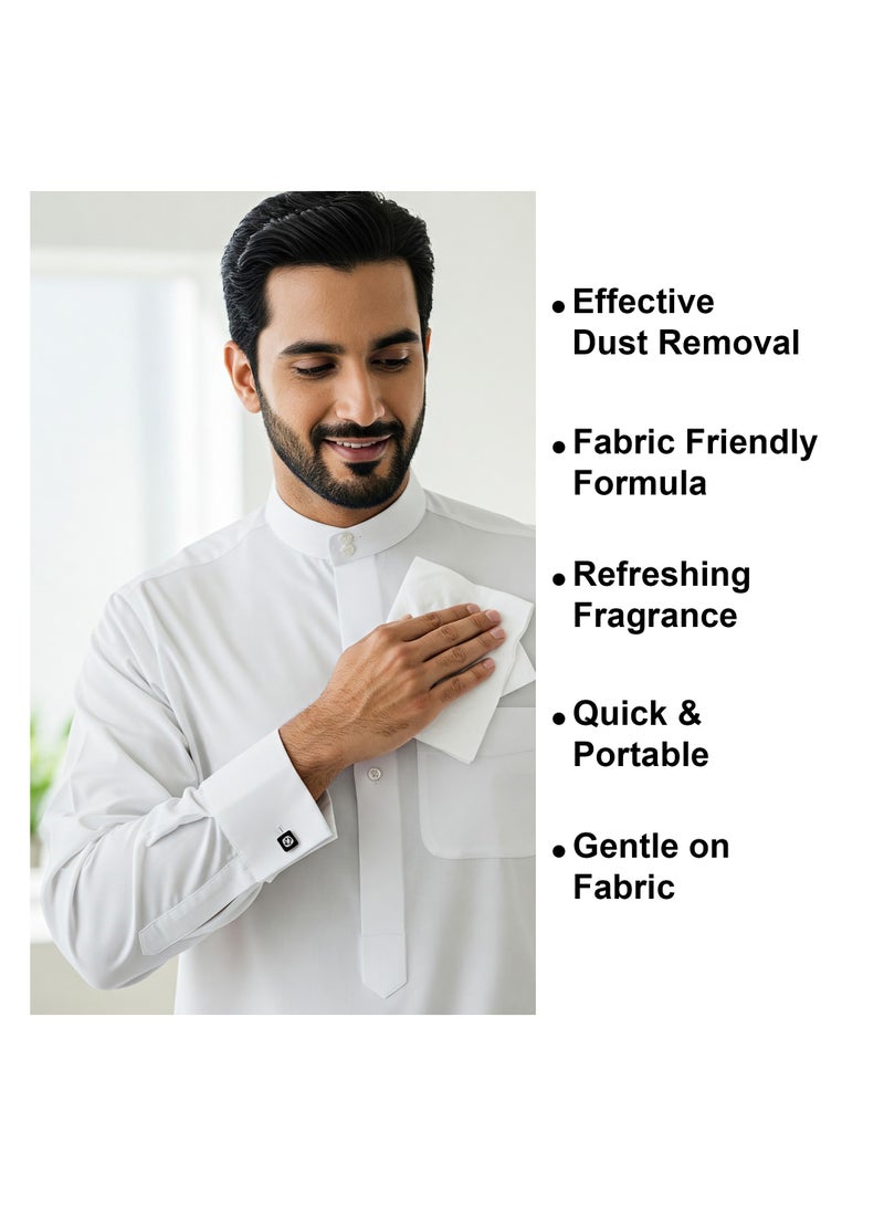 All day wipes All Day Fabric Cleaning Wet Wipes (Easy & Quick Clean) - 10 Count: Effective & Gentle-Removes Dirt, Stains, and Odors Without Damaging Fabrics. Freshness-Quick Cleanups Anytime, Anywhere - Image 3