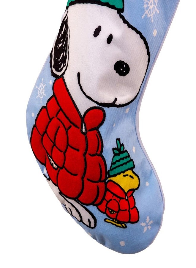 Peanuts Kurt Adler 19" Snoopy & Woodstock Stocking - Image 2
