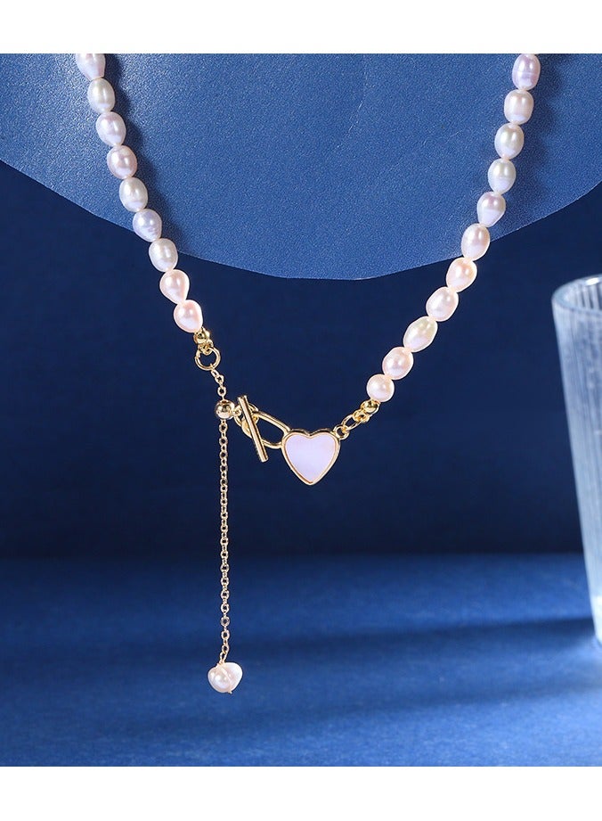 Mark Fairwhale High End Temperament Versatile Pearl Necklace 