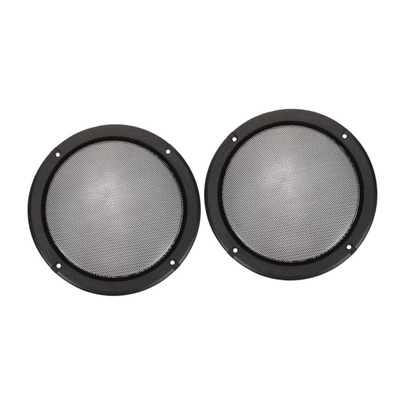 5 Inch Black Speaker Grill Covers 2PCS Set for Car Audio and Home Theater Subwoofer Protection - Image 2
