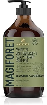 MagiForet شامبو علاج فروة الرأس المضاد للقشرة من ماجي فوريه 500 مل لفروة الرأس الجافة المتقشرة يساعد في إزالة القشور ويترك فروة الرأس الجافة والحكة تشعر بالراحة - Image 1