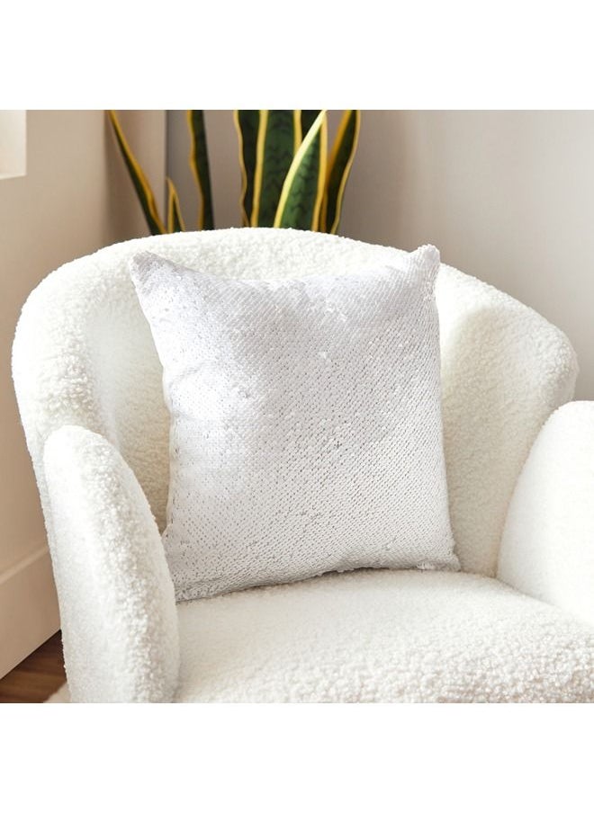 Home Box وسادة رون راشيل عكسية من الخرز اللامع 30×30 سم  - Image 1