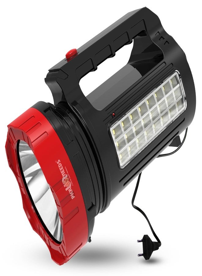 Pick Ur Needs 2 in1 Emergency Rechargeable 150W +24 SMD Laser LED Search Torch Light Lantern Lamp (Red) - Image 1
