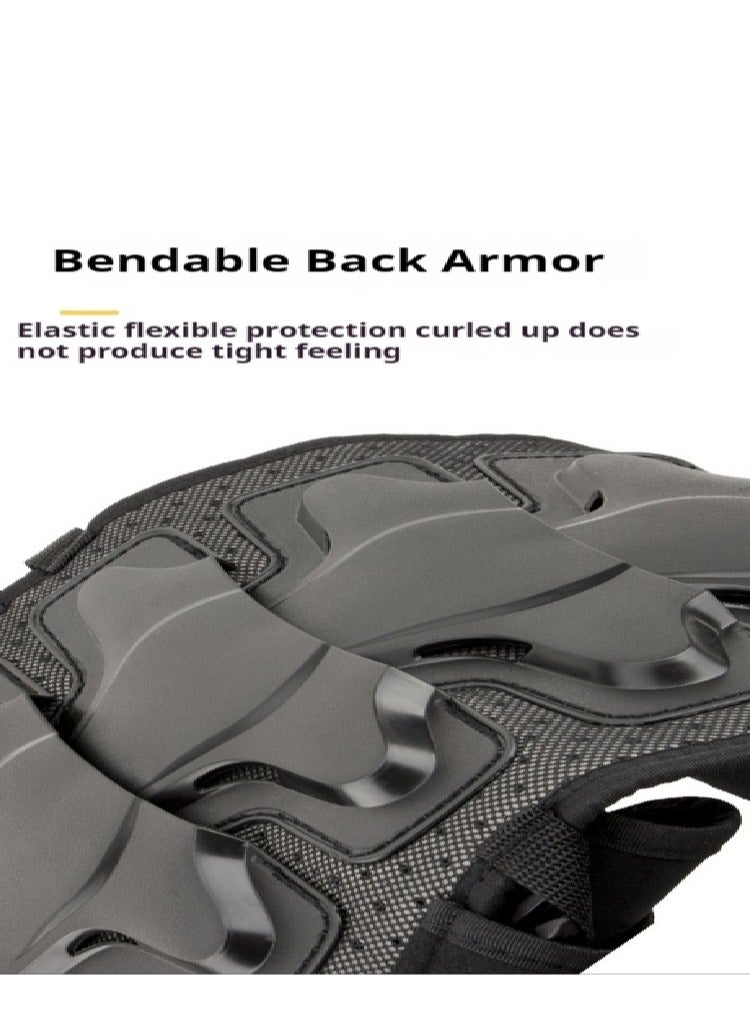 Generic Children's Balance Bike Armor Cycling Suit Off-Road Motorcycle Chest Armor Anti Drop Vest Set  - Image 5