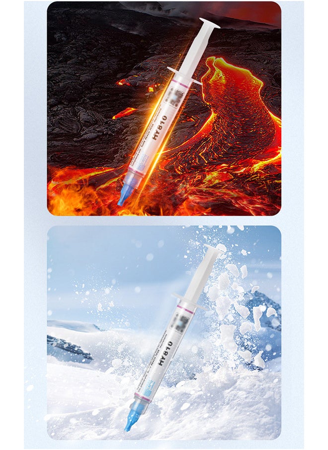 Halnziye Premium Performance Thermal Paste for Cooling All Processors CPU GPU PC PS4 Xbox Computers and Consoles High Thermal Conductivity Thermal Paste Long Durability Safe Application Non-Conductive  - Image 5