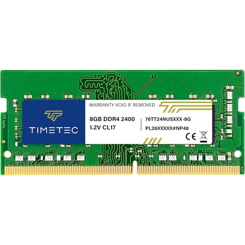 Laptop RAM for Notebook, Mini PC, All-in-One: DDR4 2400MHz 260-pin 1.2V CL17 Non-ECC Unbuffered SODIMM, Premium black PCB - Image 1
