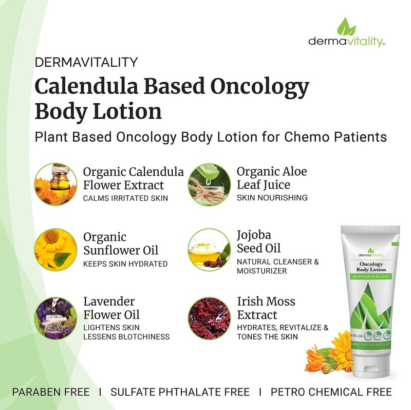 UltimateVitality Oncology Cream for Chemo Patients - Natural Organic Chemo Lotion, Paraben and Pthalate Free Moisturizing Lotion for Sensitive and Irritated Skin - 6 Ounces - Image 2