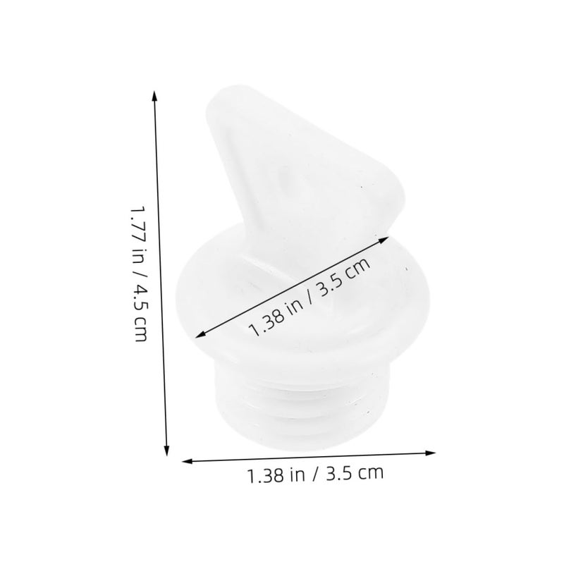 5pcs Leakproof Hot Water Bottle Caps Replacement Sealing Stoppers Small White Plugs - Image 3