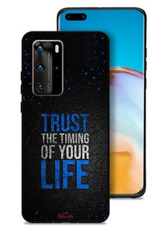 Tolwak Huawei P40 Pro 5G Protective Case Cover Trust The Timing Of Your Life  - Image 1