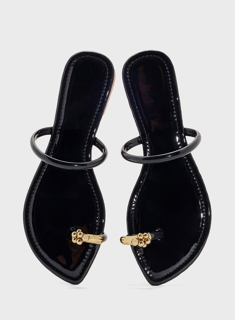 ELLA Flat Sandal With Double Buckle  - Image 4