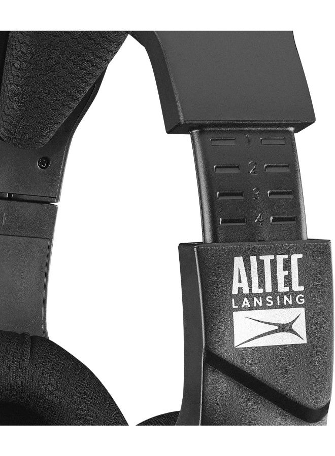 ألتك لانسينج Altec Lansing Wired Over Ear Gaming Headset Black - Image 2