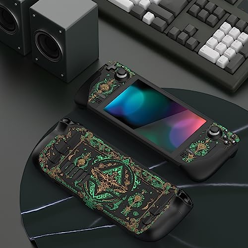 PlayVital Full Set Protective Skin Decal for Steam Deck LCD, Custom Stickers Vinyl Cover for Steam Deck OLED - Totem of Kingdom - Image 3