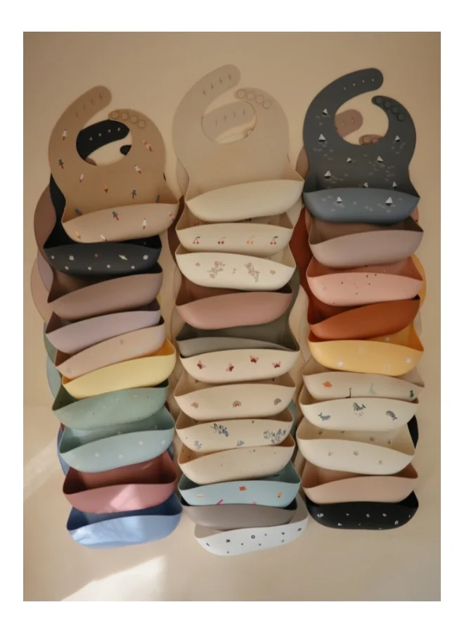 موشي Rainbow Printed Silicone Baby Bib
