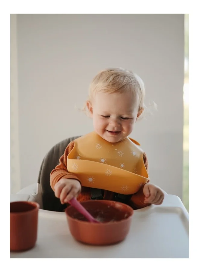موشي Rainbow Printed Silicone Baby Bib