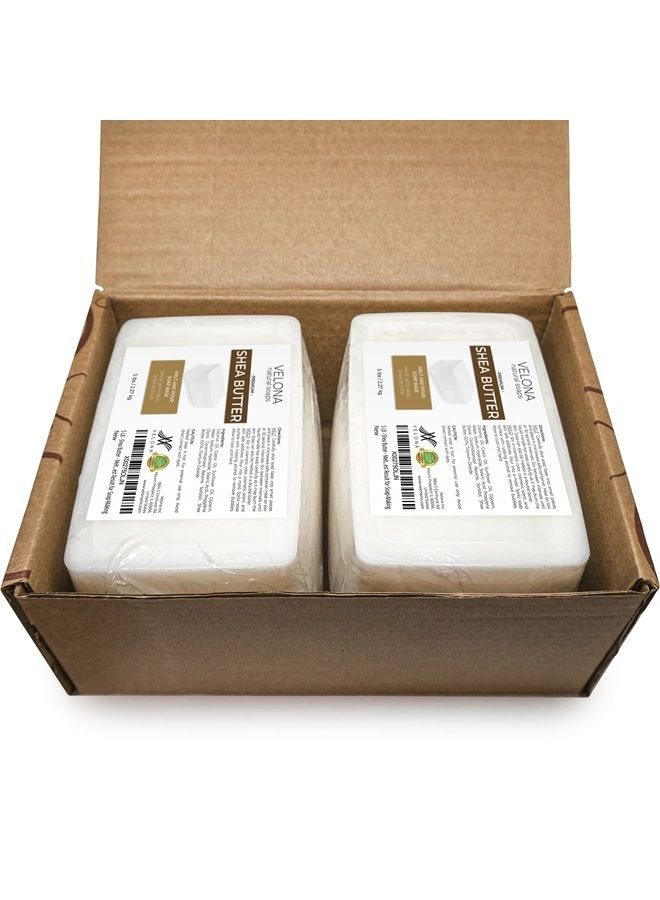 velona 10 LB - Shea Butter - Melt and Pour Soap Base SLS/SLES free | Natural Bars for The Best Result for Soap-Making