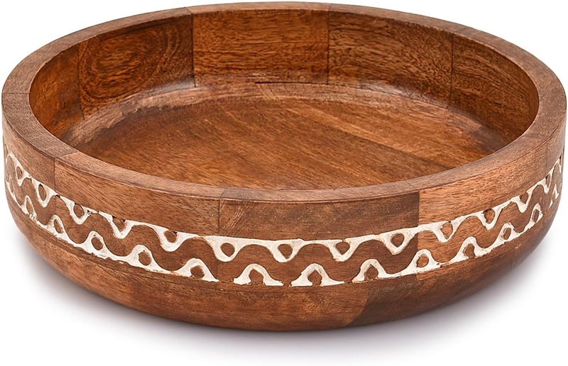 MAHASU Fruit Bowl for Rustic Home Decor Table Centerpieces Home Party Wedding Dcor 10 X 10 X 25 - Image 1