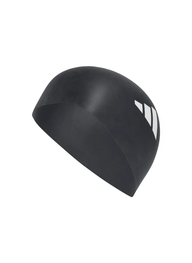 اديداس Adults 3-Stripes Unisex Swimming Cap