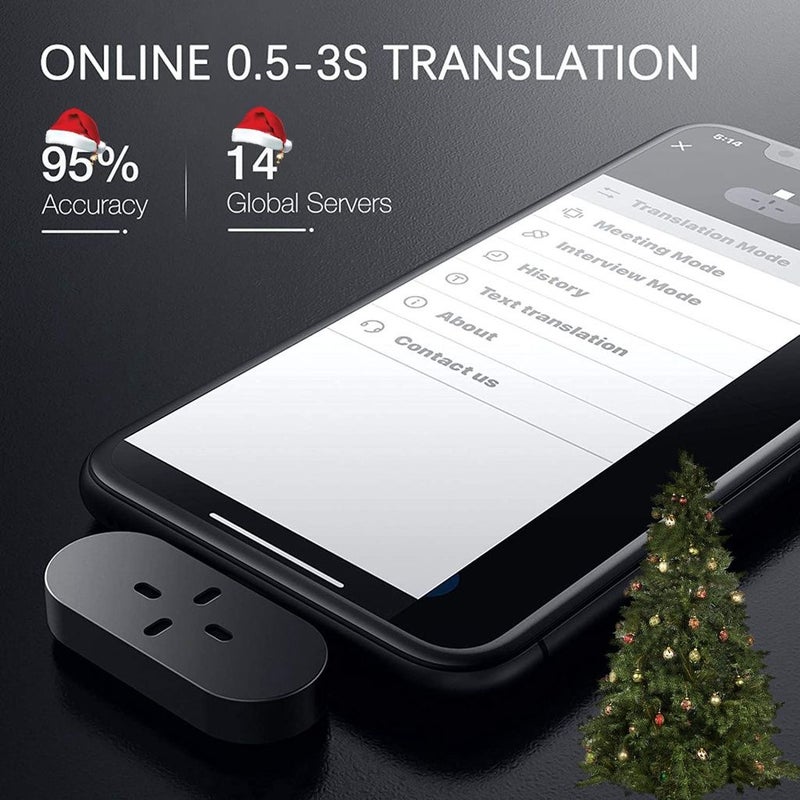Timekettle Zero Language Translator Device, Supports 40 Languages 93 Accents, Voice Translator, Lightning, Black - Image 5