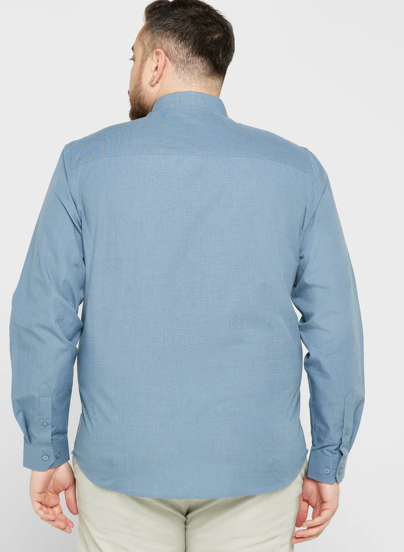 Seventy Five Plus Size Fil A Fil Shirt
