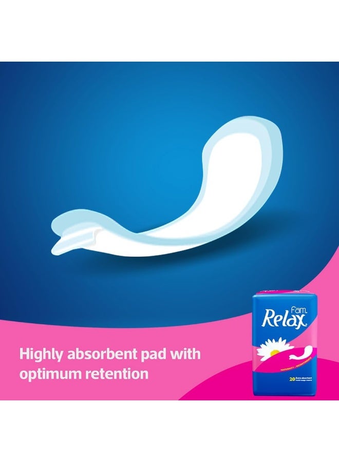 فام فوط فام ريلاكس للأمومة وسلس البول فائقة الامتصاص، 20 قطعة - Image 5