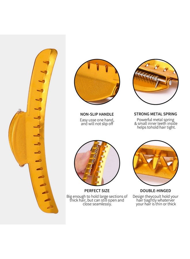 ZIBARBER Hair Clip, 12 PCS Butterfly Metal Finger Wave Clips Clamps, Aluminum Tip, Wavy Hair, Vintage Hairstyle Inspirations for the Classic Woman, Gold, Small, Female - Image 5