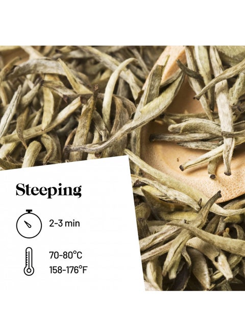 Kusmi Tea White Anastasia - 3.1 oz Loose Tea Tin - Organic Blend of White Tea with Bergamot