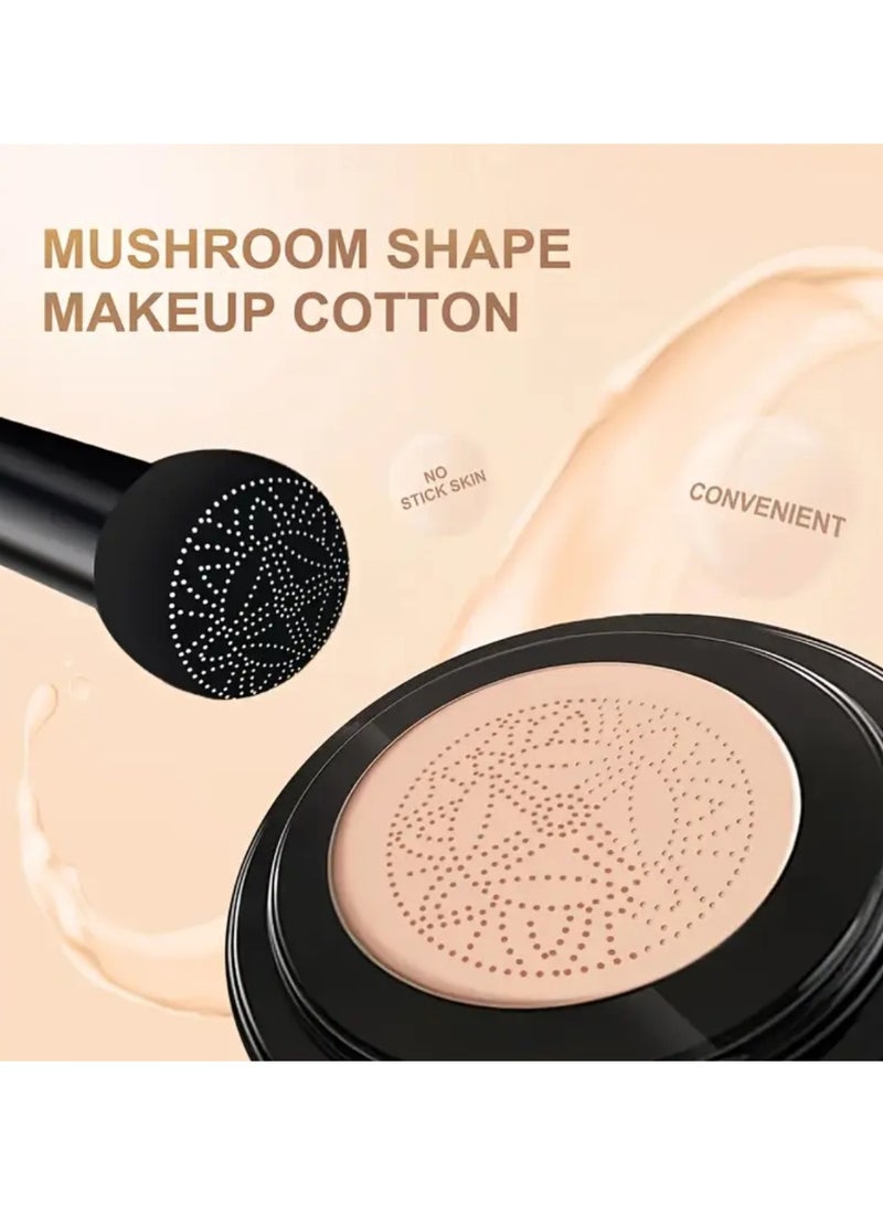 TUZ 1pc Snail Collagen CC Cream: Moisturize with a Long-Lasting, Waterproof Foundation Look Snail Collagen BB Cream Mushroom Head Air Cushion CC Cream Matte Concealer Full Coverage Acne Scars Dark Circles Cosmetics - Image 3