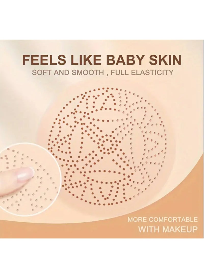 TUZ 1pc Snail Collagen CC Cream: Moisturize with a Long-Lasting, Waterproof Foundation Look Snail Collagen BB Cream Mushroom Head Air Cushion CC Cream Matte Concealer Full Coverage Acne Scars Dark Circles Cosmetics - Image 5