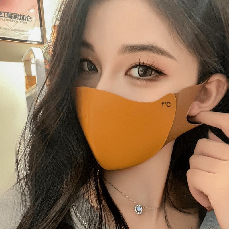 Winter Thickened Maillard Mask Warm Windproof Cold-Proof No Traceless Face Small All-Match Washable Eye Angle Mask - Image 3