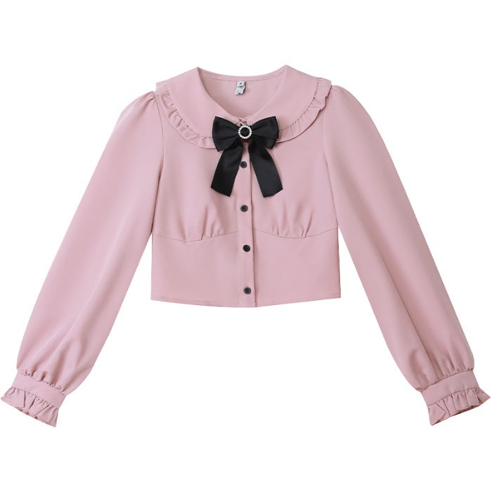 Japanese Sweet Cute Dress Princess Skirt Shirt Strap Skirt Suit Two-Piece Live Explosions A Generation Of Hair - Image 1