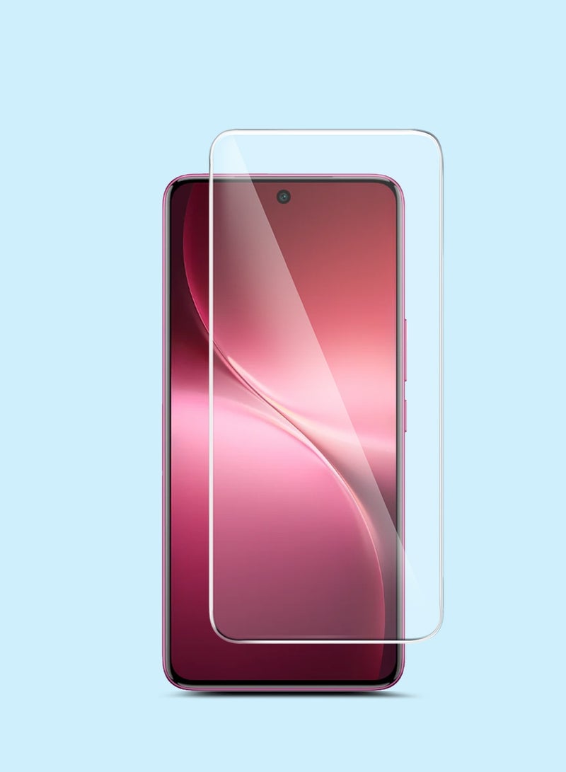 جيماكس واقي شاشة زجاجي مقوى vivo V60 Lite 4G/5G 2025 سلسلة GMAX بريميوم بحواف منحنية 9H 2.5D - شفاف - Image 1