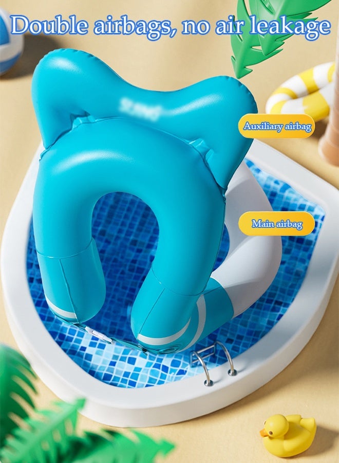 DUNISO Swimming Vest for Kids, Lightweight Snorkel Vest Portable Inflatable Swim Jacket with Adjustable Safety Buckle Buoyancy Vest for Snorkeling, Swimming, Boating - Image 4