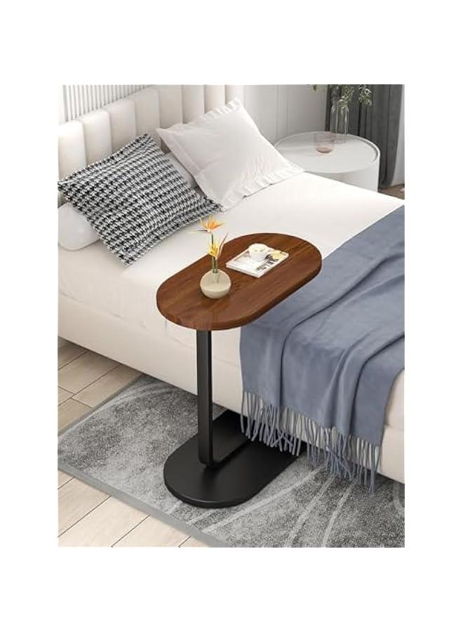 Beauenty Home Side Tables for Small Spaces，Sofa Side Table Small Coffee Table Anti-Rust Waterproof, End Tables for Living Room Bedroom Balcony Office (BROWN) - Image 4