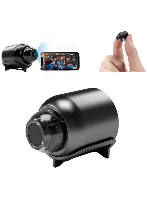 Mini WiFi Camera 1080P HD Night Vision – Motion Detection, Remote Monitoring, 160° Wide Angle Micro Baby Monitor for Home, Office, Store, Warehouse (1Pcs)