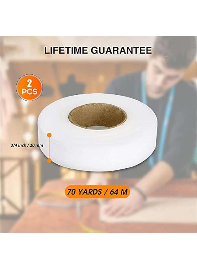 Iron-On Fabric Tape White Heavy Duty Fusible Adhesive Hemming Strip to Repair Curtains, Clothes, Pants, Pillow Case, Uniform - No Sewing (0.78-inch, 70 Yard) - Image 3