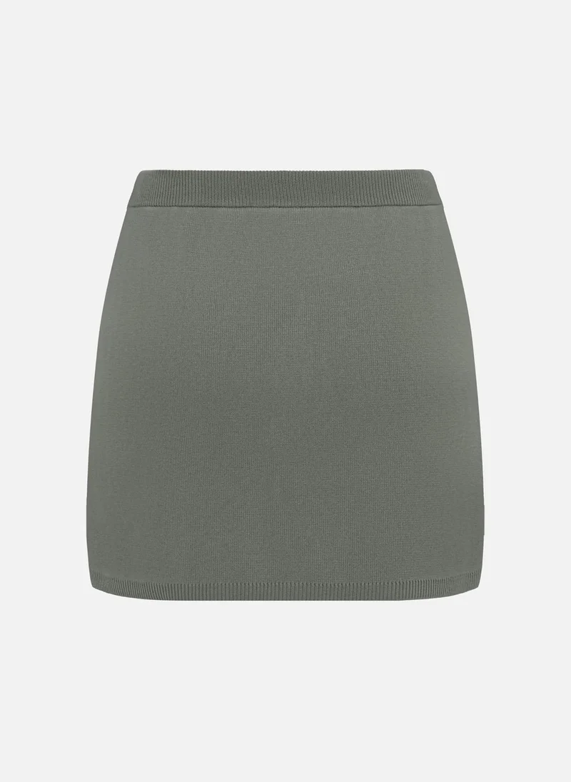 Lichi  A-silhouette mini jersey skirt for Women | Best Price UAE