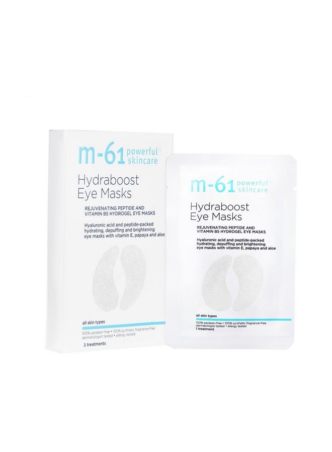 M-61 M 61 Hydraboost Eye Mask | 24-hour hydration that instantly refreshes while targeting fines lines and puffiness, 3 Treatments - Image 1