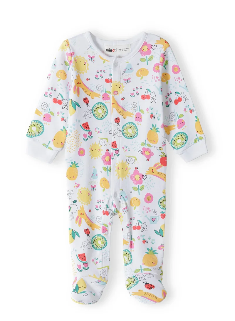 MINOTI 2-Pack Baby Sleepsuits with Full-Length Snap Closures