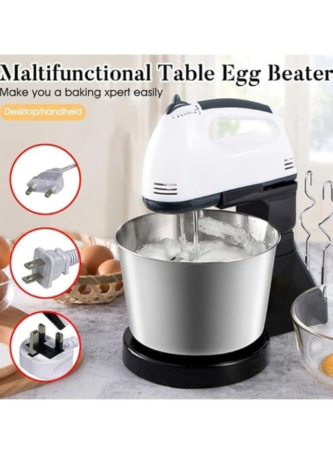 7-Speed Electric Hand Mixer – Automatic Handheld Food Mixer with Egg Beaters for Baking, Cake, Dough, Bread & Flour Mixing - Image 3