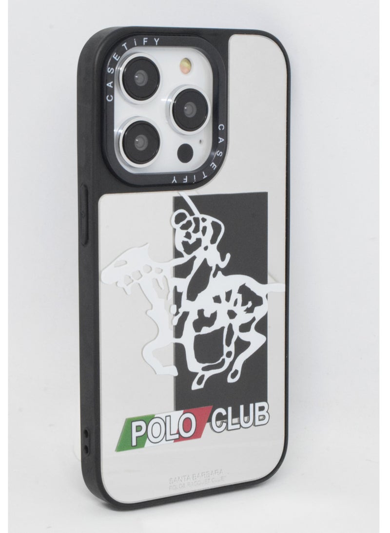 كاستيفي غطاء حماية صلب مقاوم للصدمات بتصميم بولو كلوب لهاتف آيفون 13 برو مقاس 6.1 بوصة - Image 1