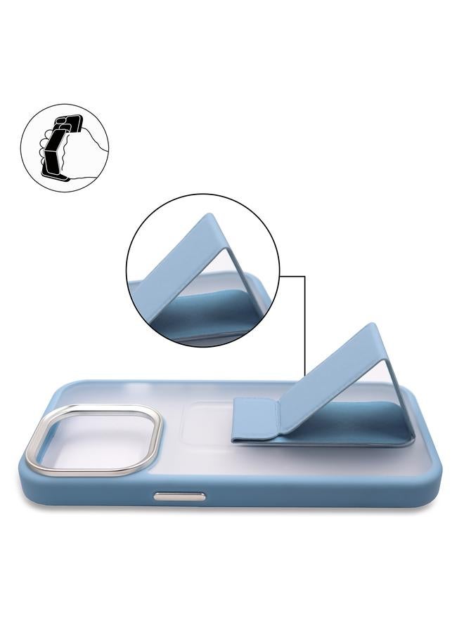 S-TOP Case For iPhone 11 Pro Max Skin-Feel Plating Wrist Strap Stand Phone Case - Image 5
