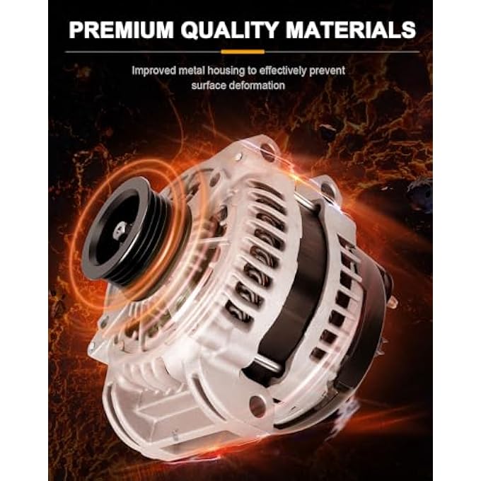 ROADFAR Alternator Fit for 2012 2013 2014 300 2011 2012 2013 2014 2015 2016 For Dodge Charger 2011 2012 2013 2014 2015 2016 For Dodge For Durango 220 Amp - Image 5