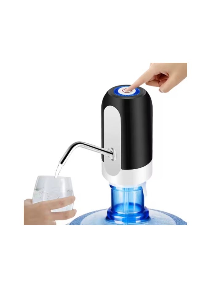 Water Pump Dispenser with USB Charging, One-Touch Dispense, Built-in Battery, 30-40 Days Use, Suitable for 2/3/4/5 Gallon Water Bottles  Lightweight,Portable  and Convenient  - Image 1