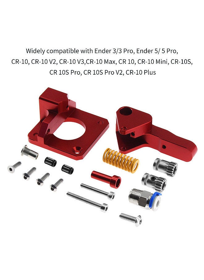 Two Trees - All Metal Feeder Extruder Frame and 4PCS Hand Twist Leveling Nut 4PCS Silicone Columns with 4PCS Heated Bed Springs - Image 1