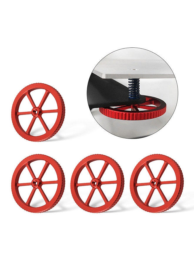 Two Trees - All Metal Feeder Extruder Frame and 4PCS Hand Twist Leveling Nut 4PCS Silicone Columns with 4PCS Heated Bed Springs - Image 1