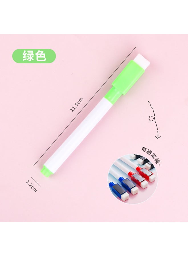 HELPS قلم سبورة أبيض ملون قابل للمسح يعتمد على الماء مع شفط مغناطيسي لرسم الأطفال 8 ألوان جريئة - Image 1