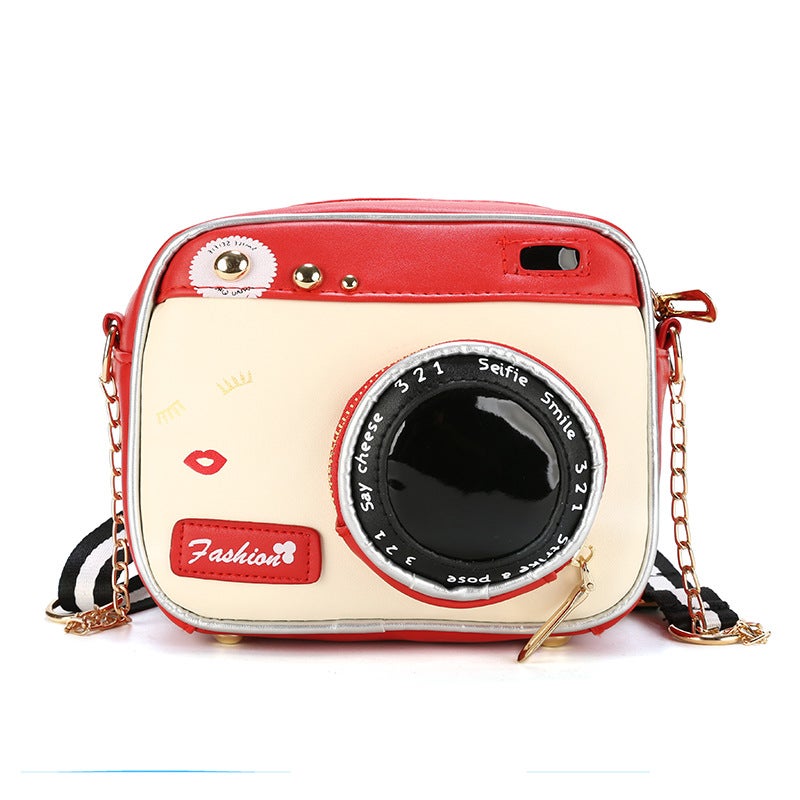 Bags New Internet Celebrity Girl Cute Camera Bag Japanese Student Shoulder Small Square Bag Women'S Crossbody Bag - Image 1