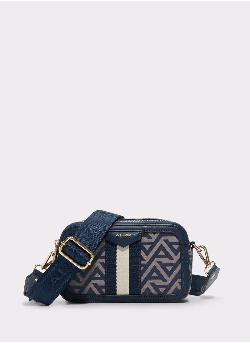 ALDO Logo Detail Zip Through Crossbody