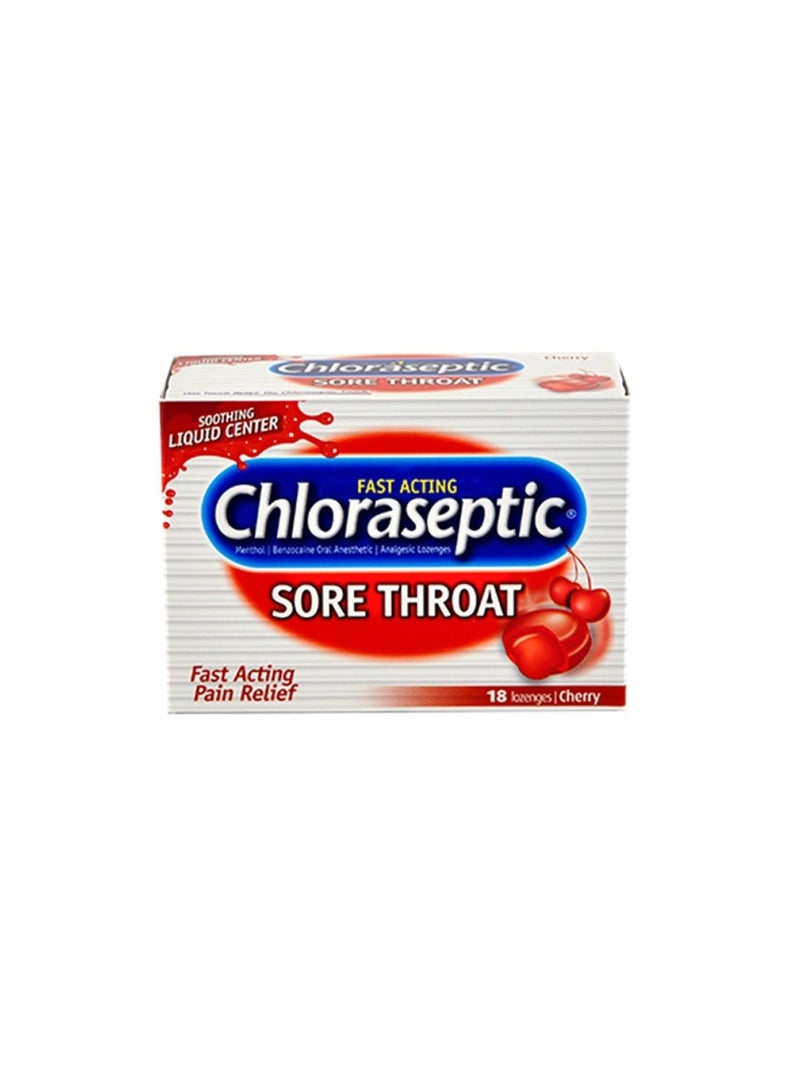 Chloraseptic Cherry Lozenges 18'S